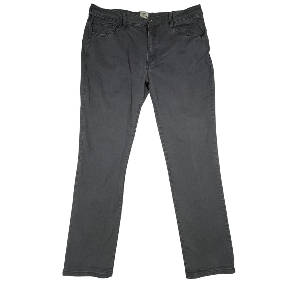 Flint and Tinder 365 Pant Mens 38x32 Gray Athletic Tapered Fit Chino Stretch